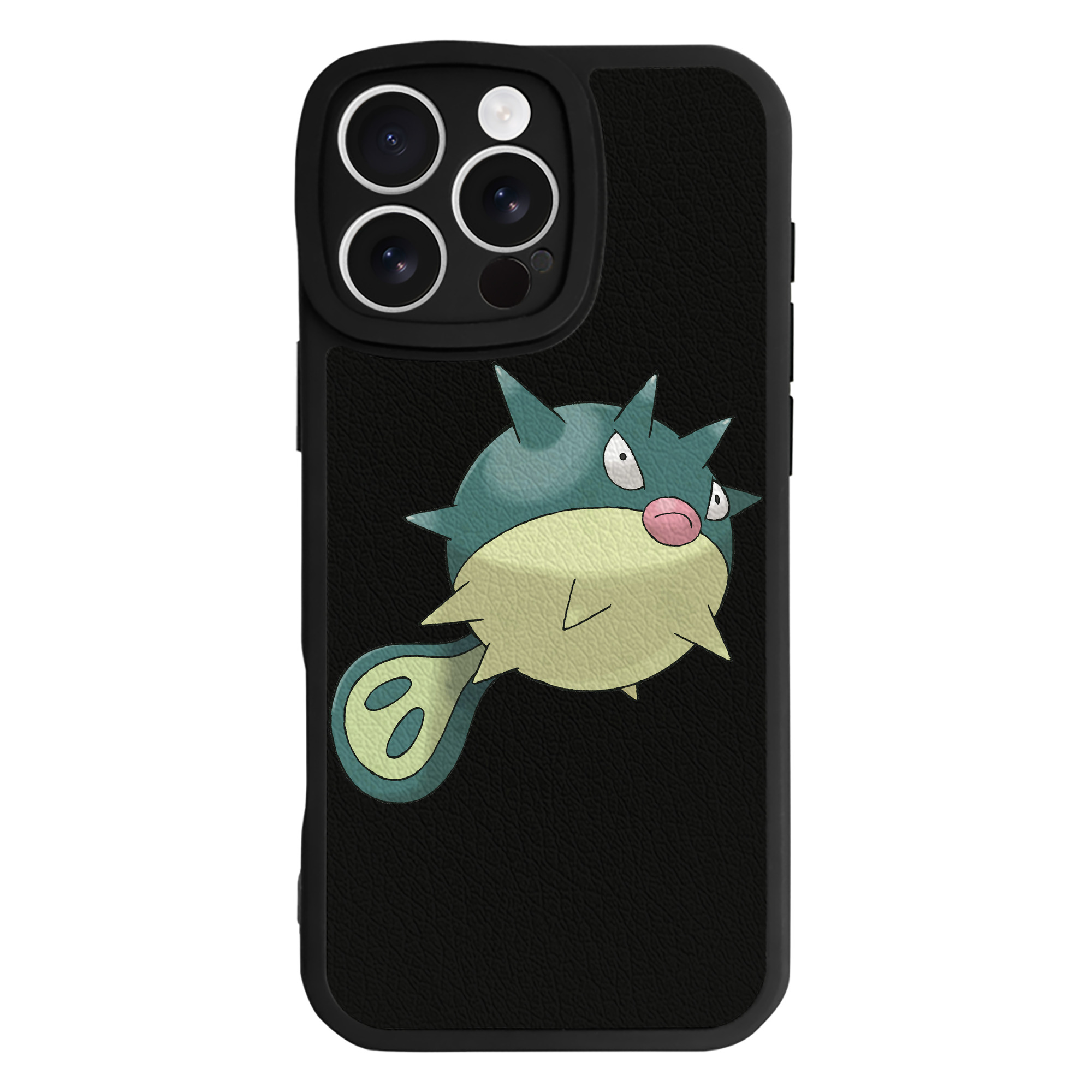 （画像用） ポケットモンスター Pokémon 【iPhone 16シリーズ対応】シリコンスマホケース（レザー調） 材質：シリコン